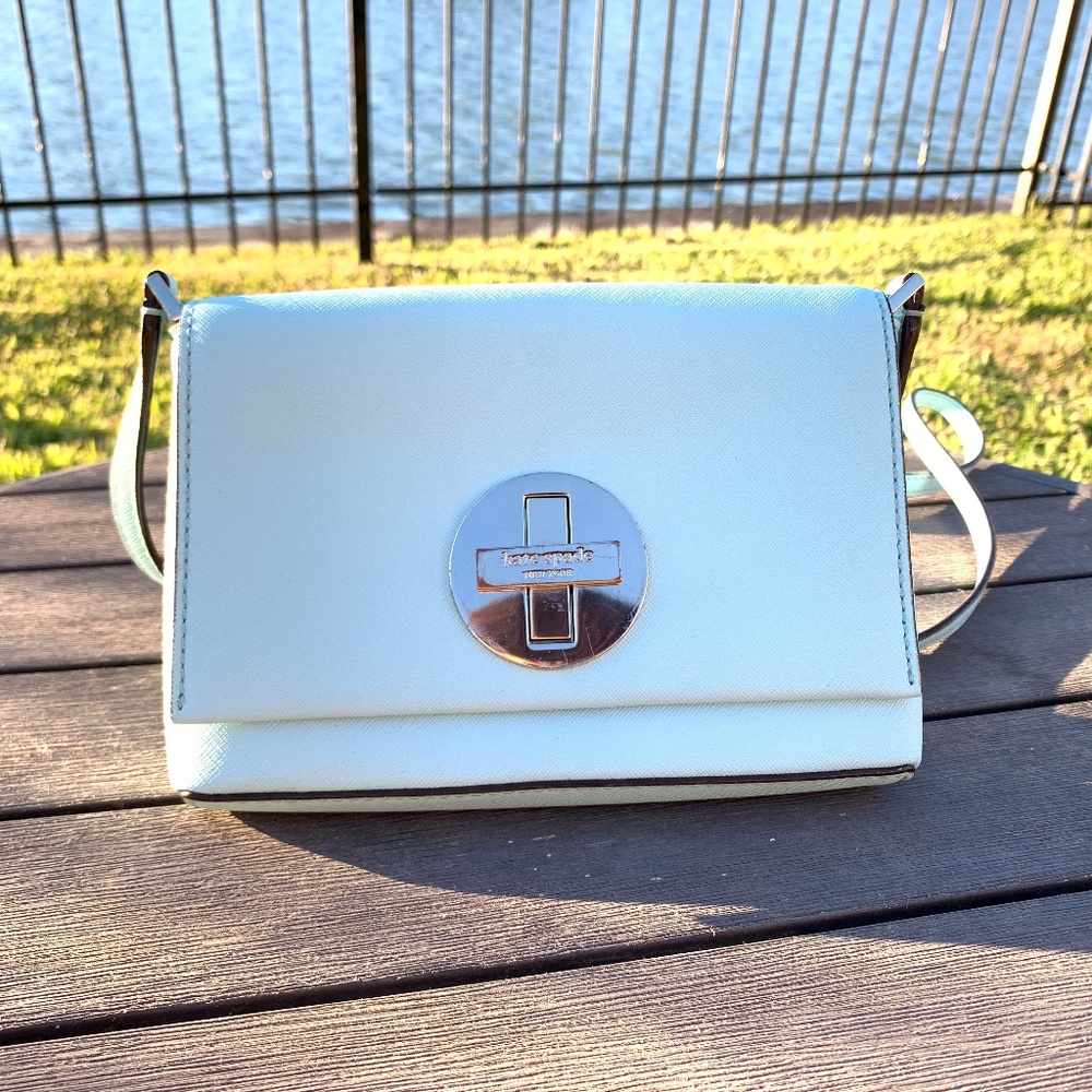 Kate Spade Teal Blue Cross Body Purse